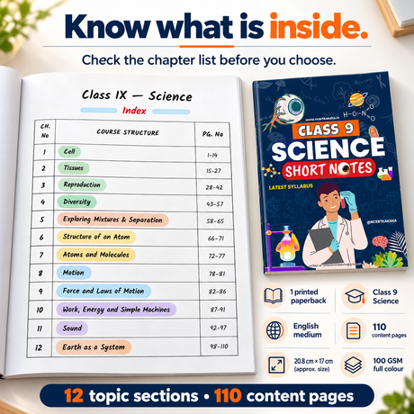 Class 9 Science Handwritten Notes 2.0 – CBSE 2026-27 | Physics, Chemistry & Biology Colour-Coded Notes (Copy)