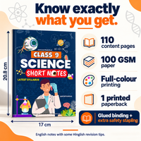 Class 9 Science Handwritten Notes 2.0 – CBSE 2026-27 | Physics, Chemistry & Biology Colour-Coded Notes (Copy)