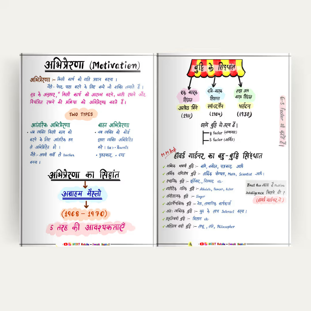 CTET Paper 1 Topper Handwritten Notes | Quick Revision for CTET Exam Preparation 