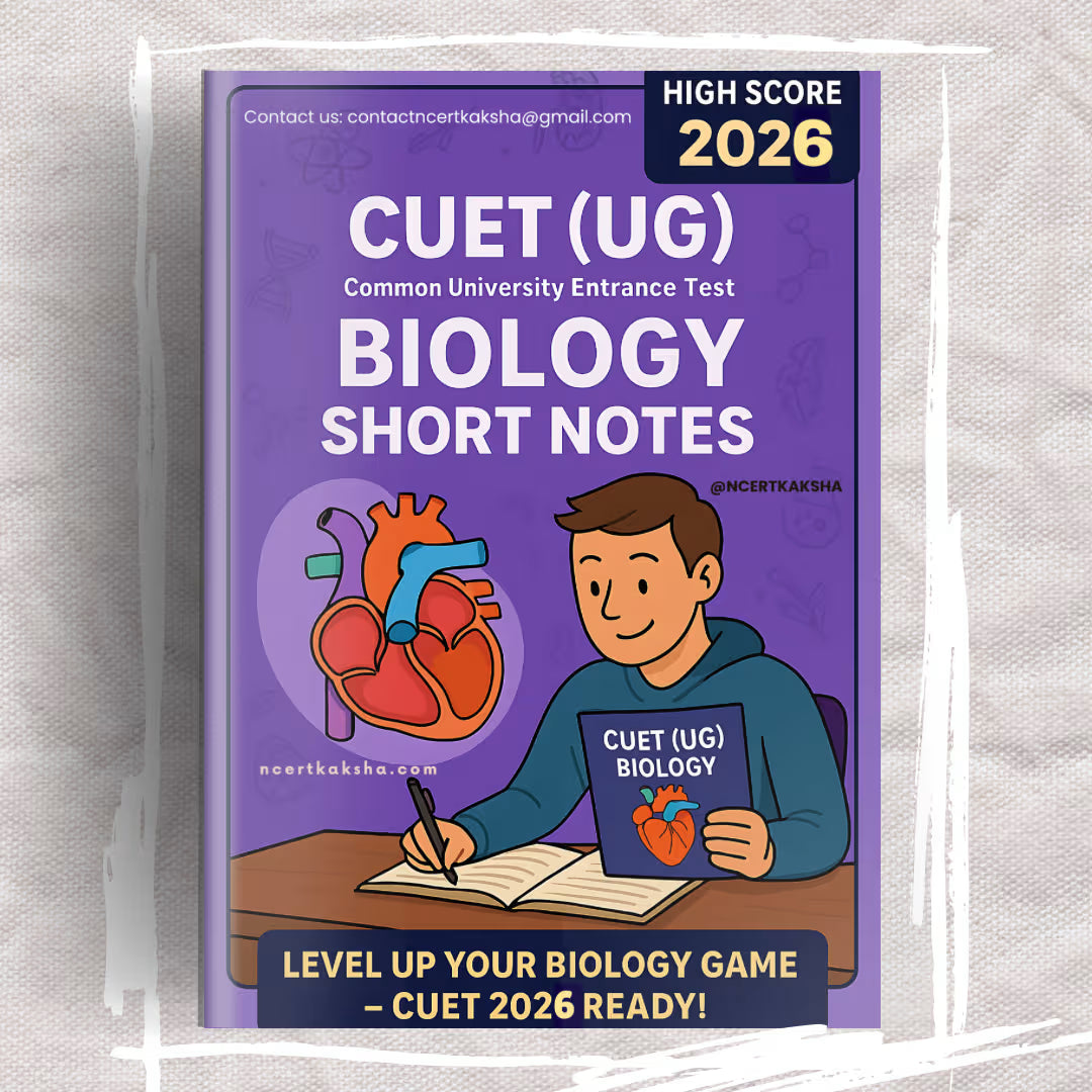 CUET Biology Formula Sheet / Book | CUET Biology Topper's Notes