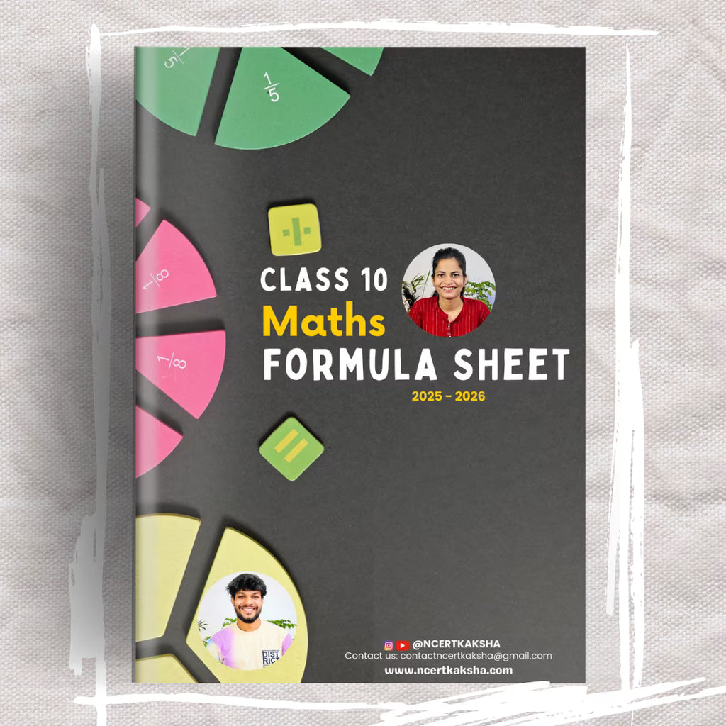 Class 10 Maths Formula Sheet / Book | Class 10 Maths Topper's Notes