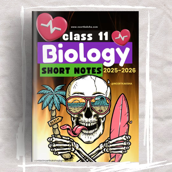 Class 11 Biology Formula Sheet / Book | Class 11 Biology Topper's Notes