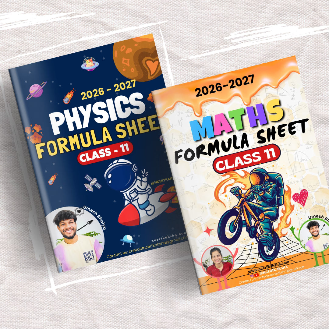 Class 11 Maths Formula Sheet / Book / Topper's Notes 2026-2027 by Ncert kaksha