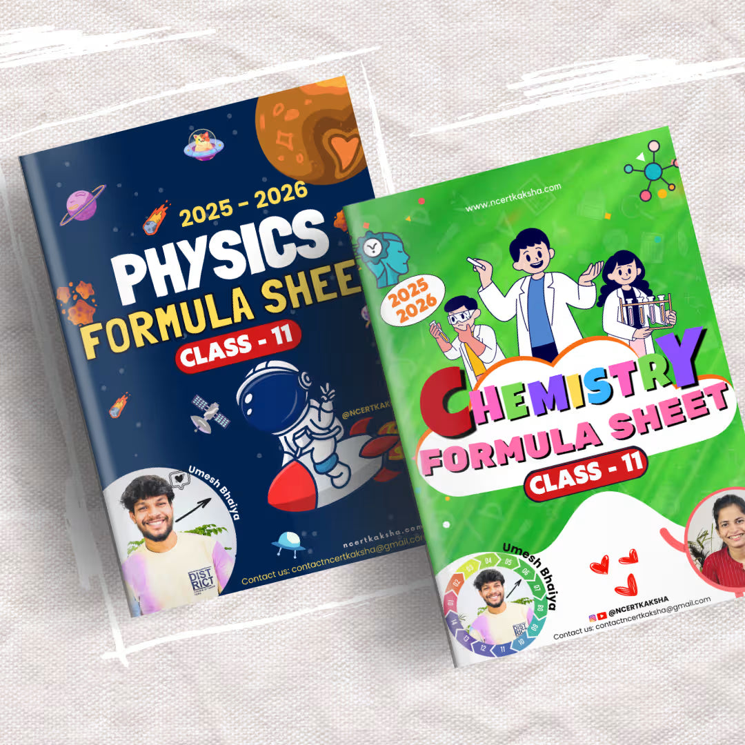 Class 11 Physics chemistry Formula Sheet 