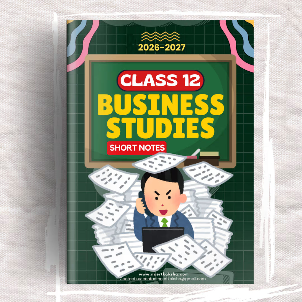 Class 12 Economics + Accountancy + Business Studies Handwritten Notes CBSE 2026-27 - Sample Page 13