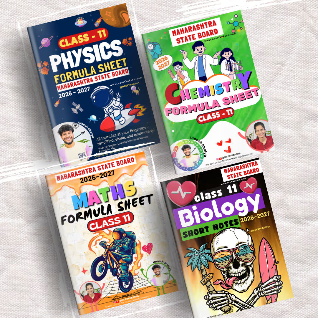 Maharashtra state board Class 11 Biology Short Notes / Book / Topper's Notes / HSC Board 2026-2027