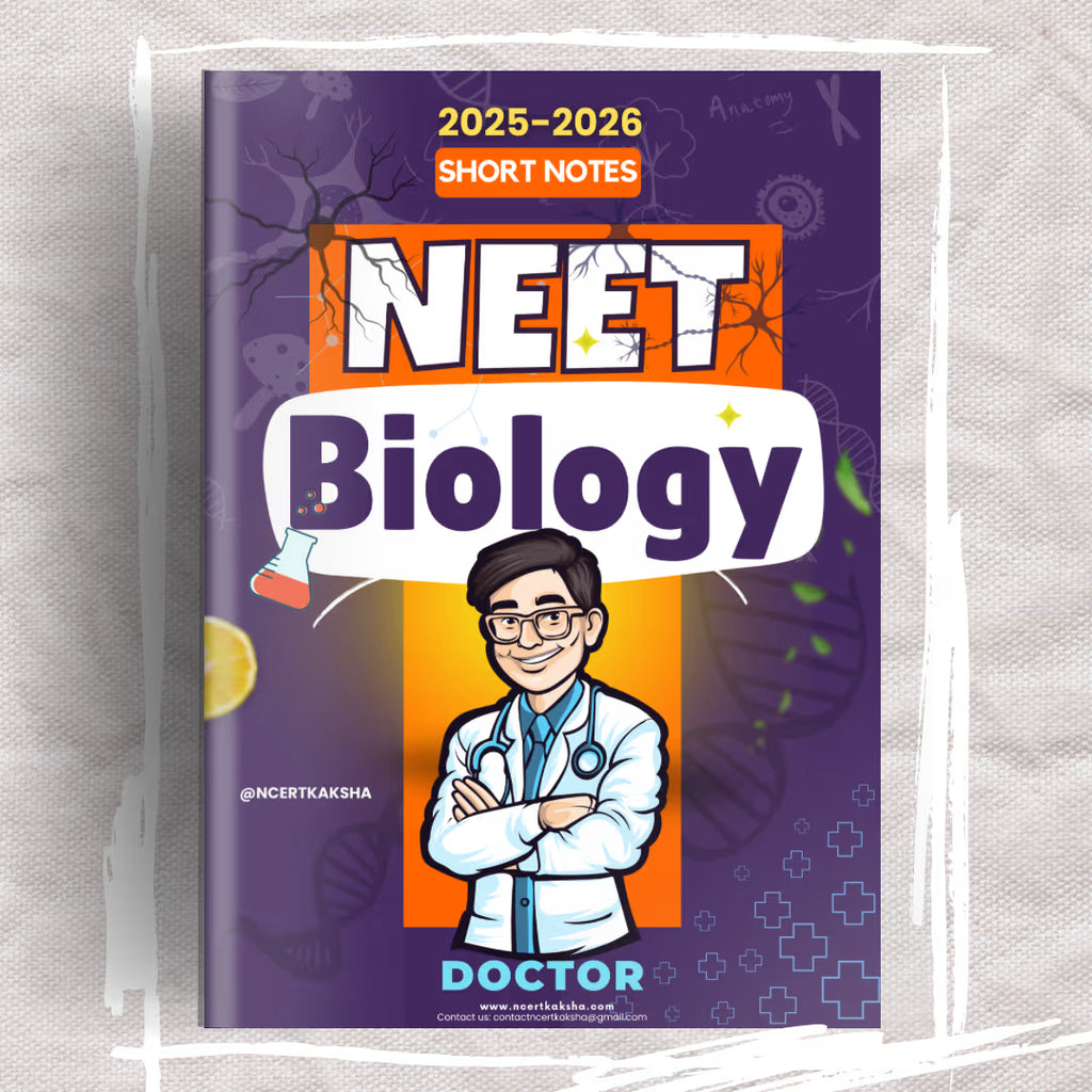 NEET Biology Formula Sheet 2026 | Quick Revision Short Notes for NEET Exam Preparation
