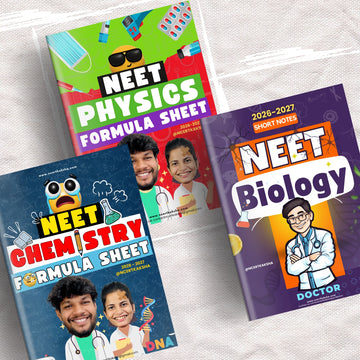 NEET Physics + Chemistry + Biology Handwritten Notes – 3-Subject Combo, NEET UG 2026-27 — cover page