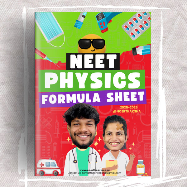 NEET Physics Formula Sheet 2026 | Quick Revision Short Notes for NEET Exam Preparation