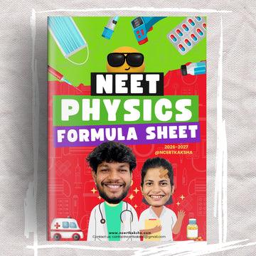 NEET Physics Handwritten Notes – NEET UG 2026-27 | Formula Sheet & Chapter-wise Notes — cover page