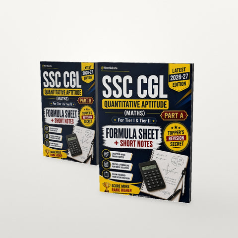SSC CGL Maths Book — Part A and Part B, 33 chapters over 206 pages