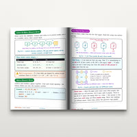 Inside pages — English Alphabet Test and Coding-Decoding chapter notes