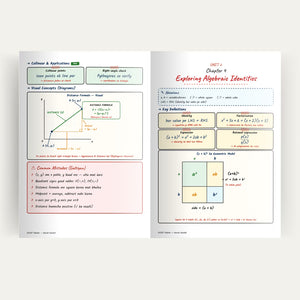 NCERT Kaksha handwritten notes — asli sample page 5, colour-coded highlights ke saath