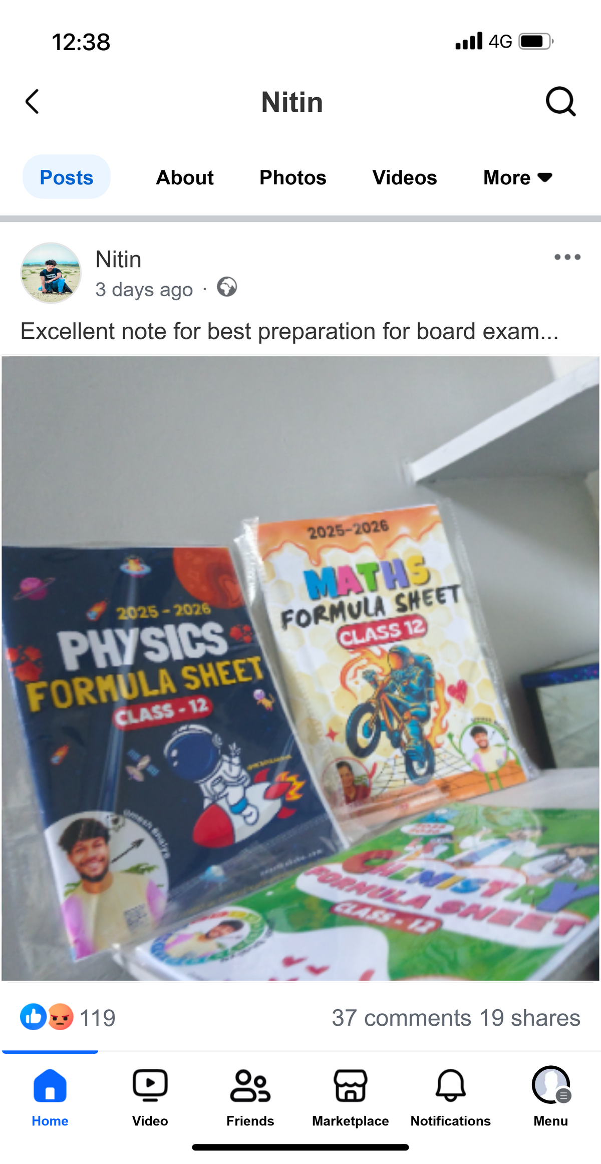 Student review image