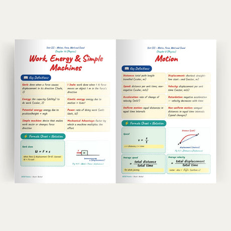 Class 9 Science Handwritten Notes 2.0 – CBSE 2026-27 | Physics, Chemistry & Biology Colour-Coded Notes